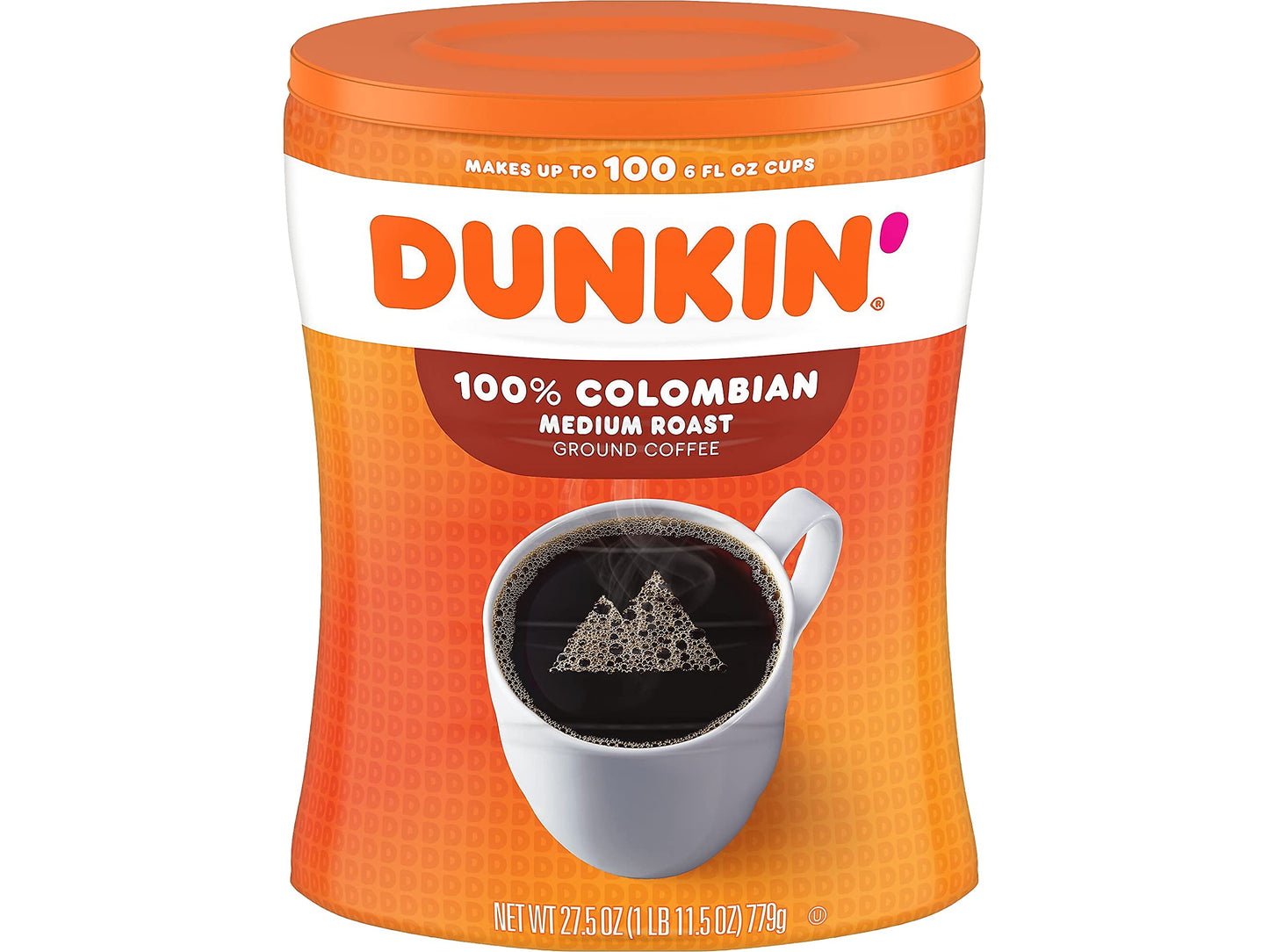 Dunkin Donuts Colombian Ground Coffee, Medium Roast, 27.05 oz.