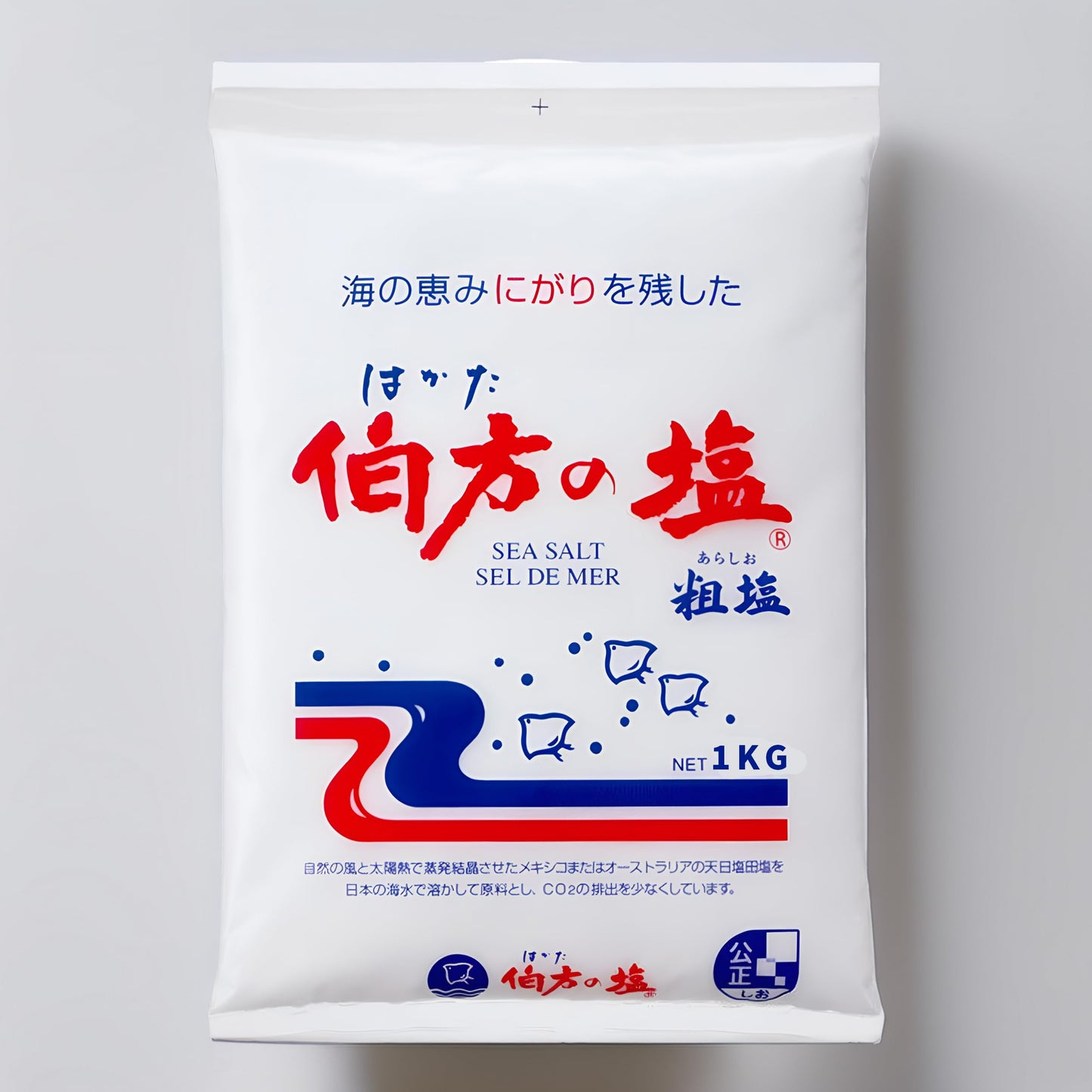 Hakata Salt – Premium Sun-Dried Coarse Sea Salt – Mild Sweet Flavor – 2.2 lb (35.2 oz)