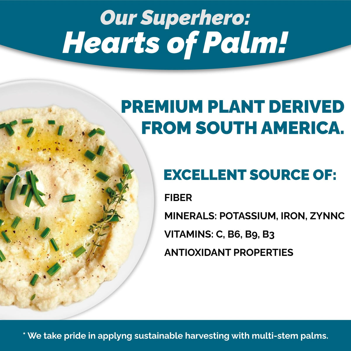 Palmini Low Carb Mashed, 4g Carbs, 12 Ounce (Pack of 6)