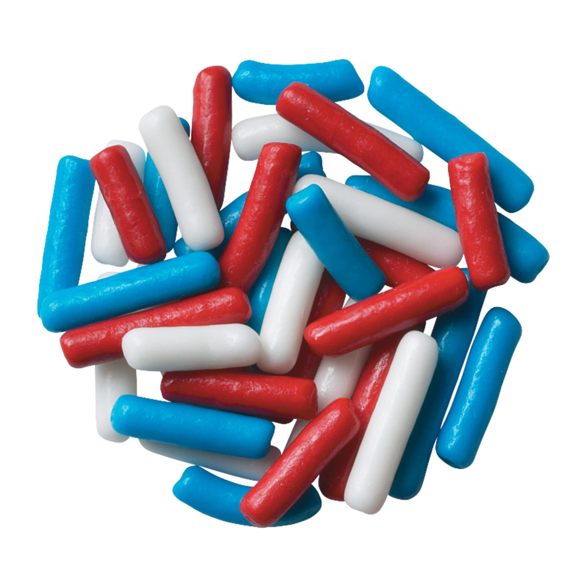 DecoPac Red, White, & Blue Sprinkles | Extra Large 26oz Pack | Cake Sprinkle Mix, Fancy Sprinkles For Cake Decorating, Handheld
