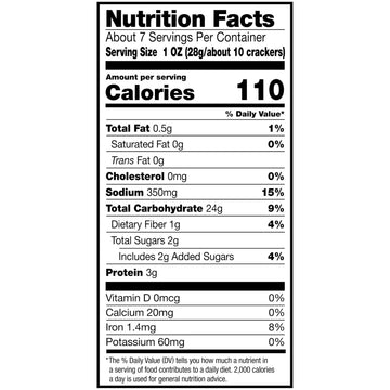 Snack Factory Pretzel Crisps Rye Pretzel Crackers, 7.2 Oz Bag