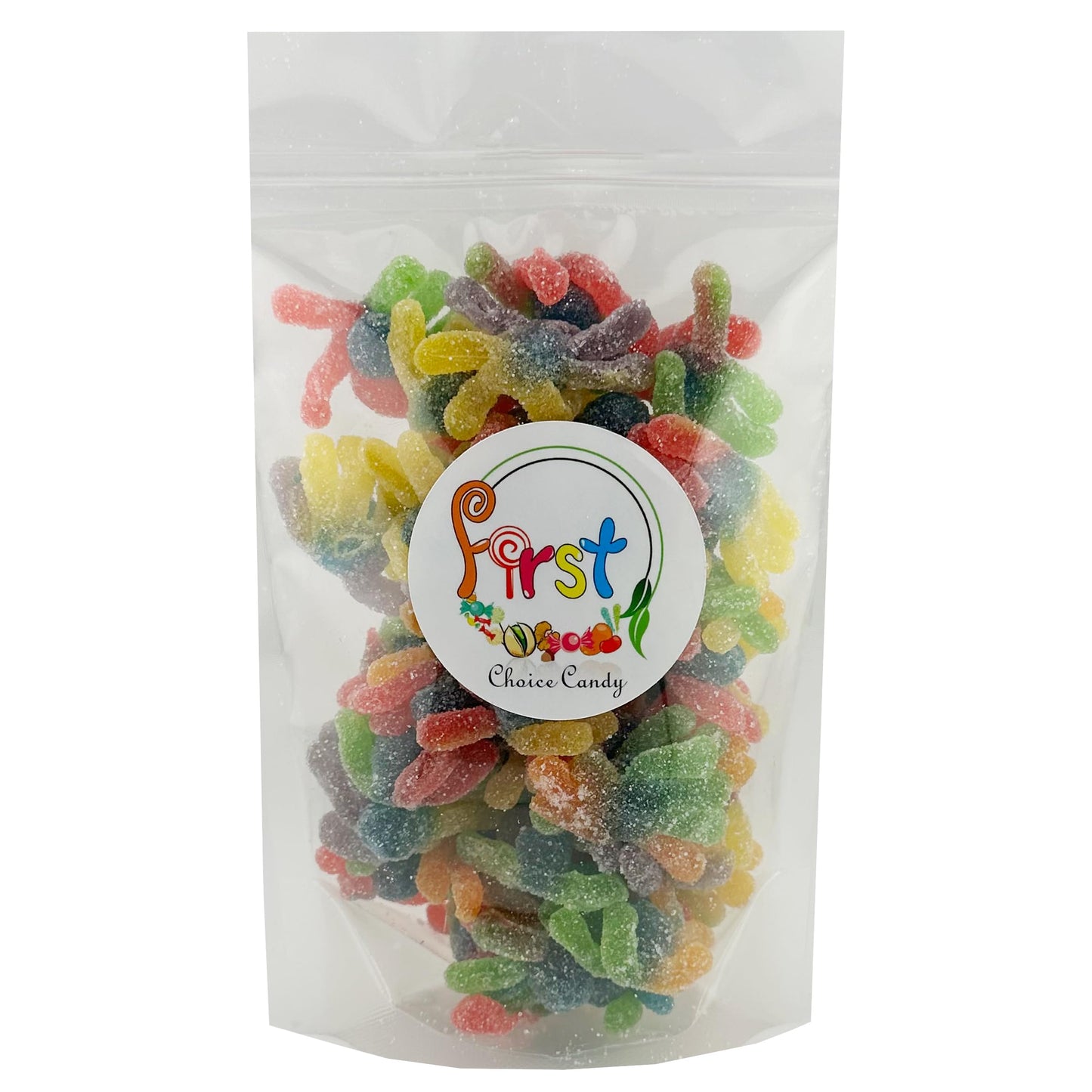 Firstchoicecandy Sour Gummy Octopus (Sour Rainbow, 2.2 Pound (Pack Of 1))