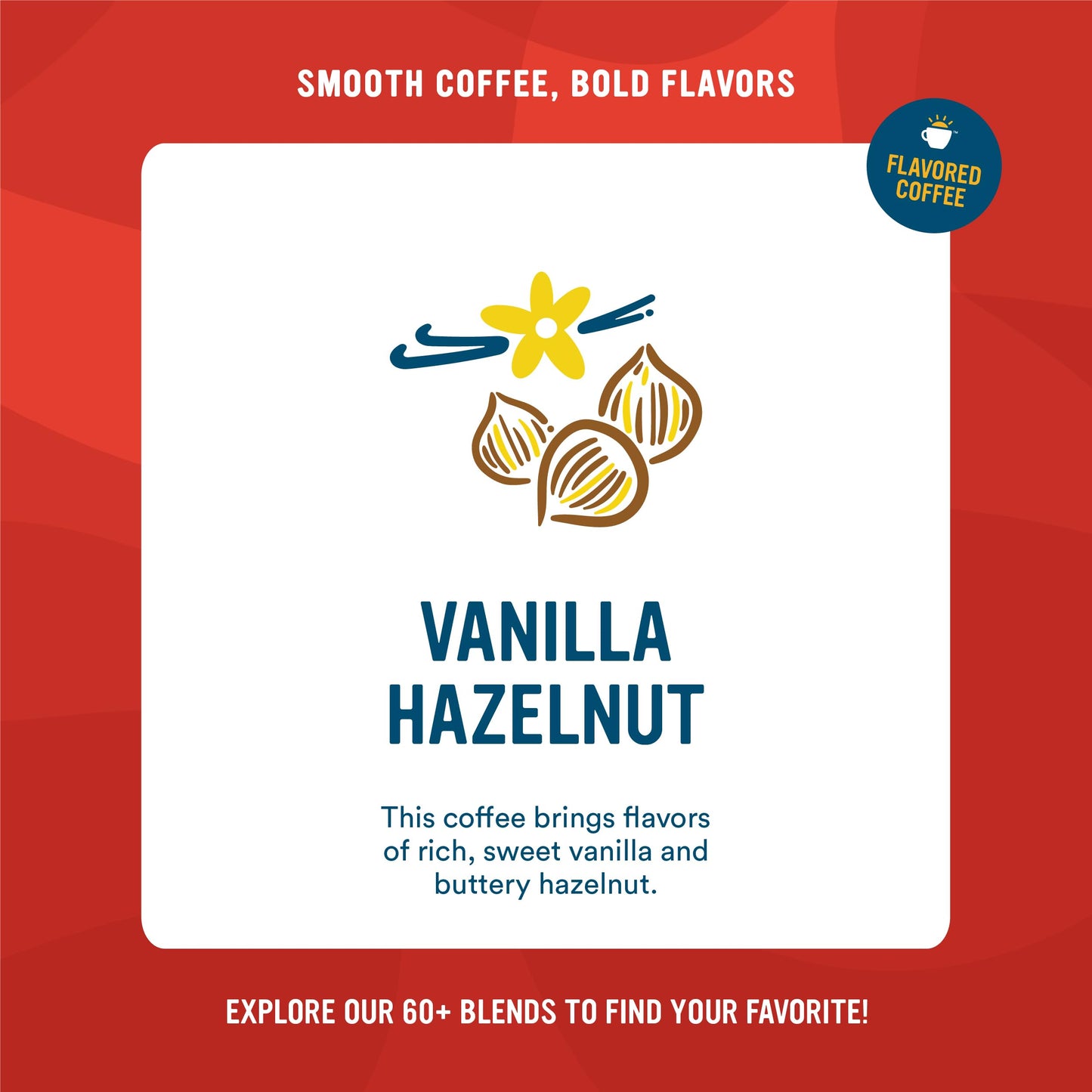 Cameron s Coffee Single Serve Pods, Flavored, Decaf Vanilla Hazelnut, 12 Count (Pack of 6)