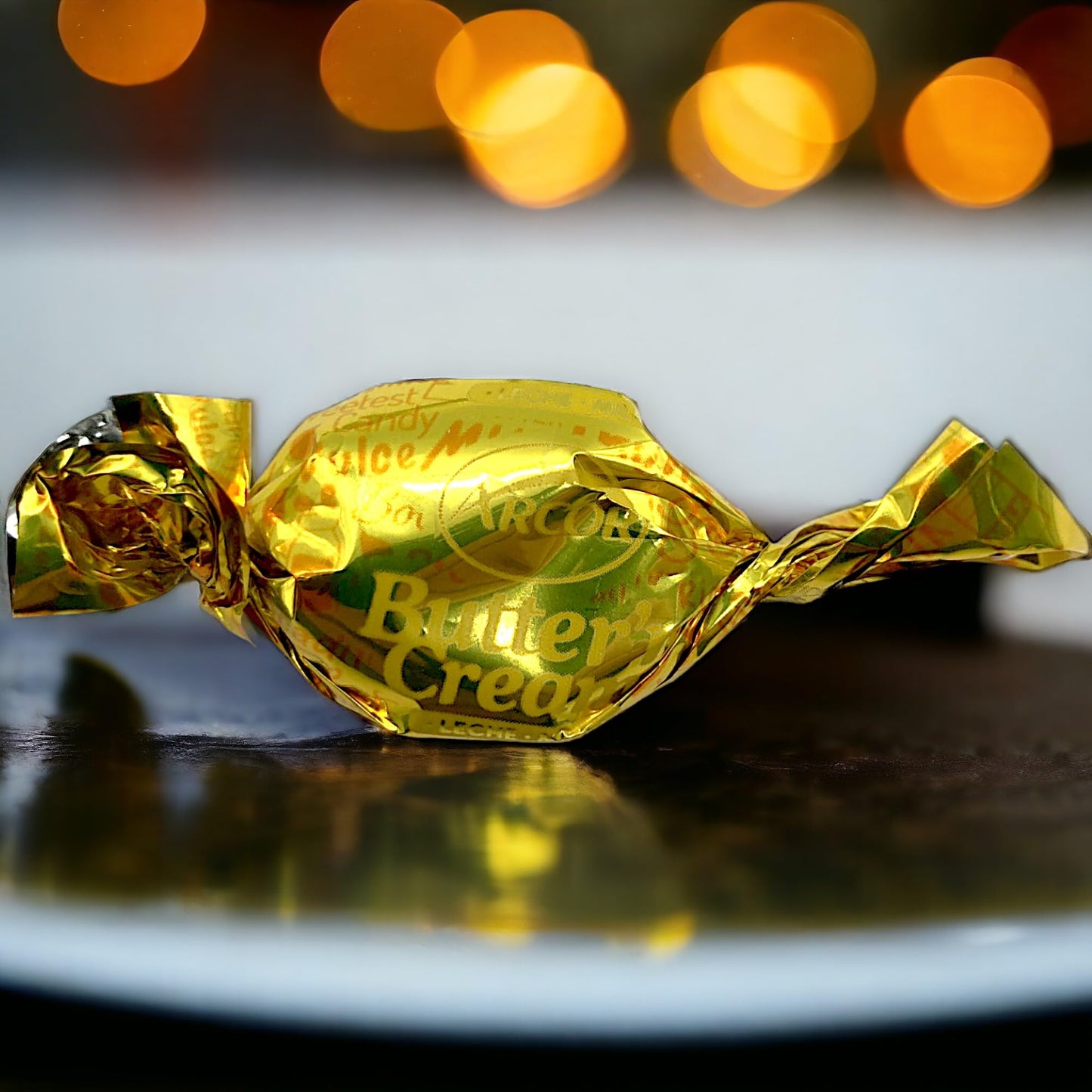 Arcor Butter 'N' Cream Toffee Candy-1.5 Lbs Old Fashion Hard Candies Individually Wrapped- Crafted With Real Butter And Fresh Cr
