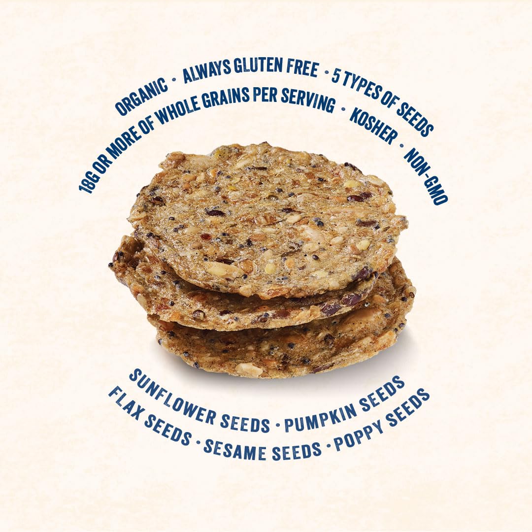 Mary s Gone Crackers Super Seed Classic Crackers, Vegan Friendly, Kosher, USDA Certified Organic, Gluten Free & Non-GMO, 4 Ounc
