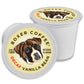 Boxer Coffee 52 Count Decaf Vanilla Bean Swiss Water Process Natural Flavoring Single-Serve Cups Pods Specialty Grade gourmet artisan coffee  Keurig K-Cup 2.0 Compatible