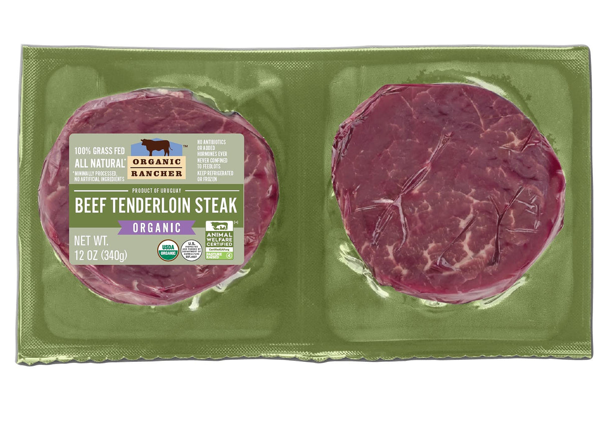 Organic Rancher Organic Beef Tenderloin Steak, 12 Oz