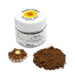 Sunflower Sugar Art Cocoa Petal Dust, Brown Matte Powder, 4g, Non-Toxic Decoration Dust for Cakes and DIY Crafts
