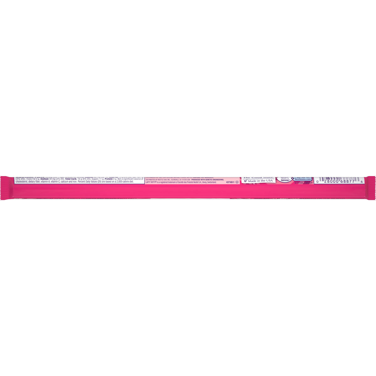 Wonka Laffy Taffy Rope, Strawberry, 0.81 Ounce