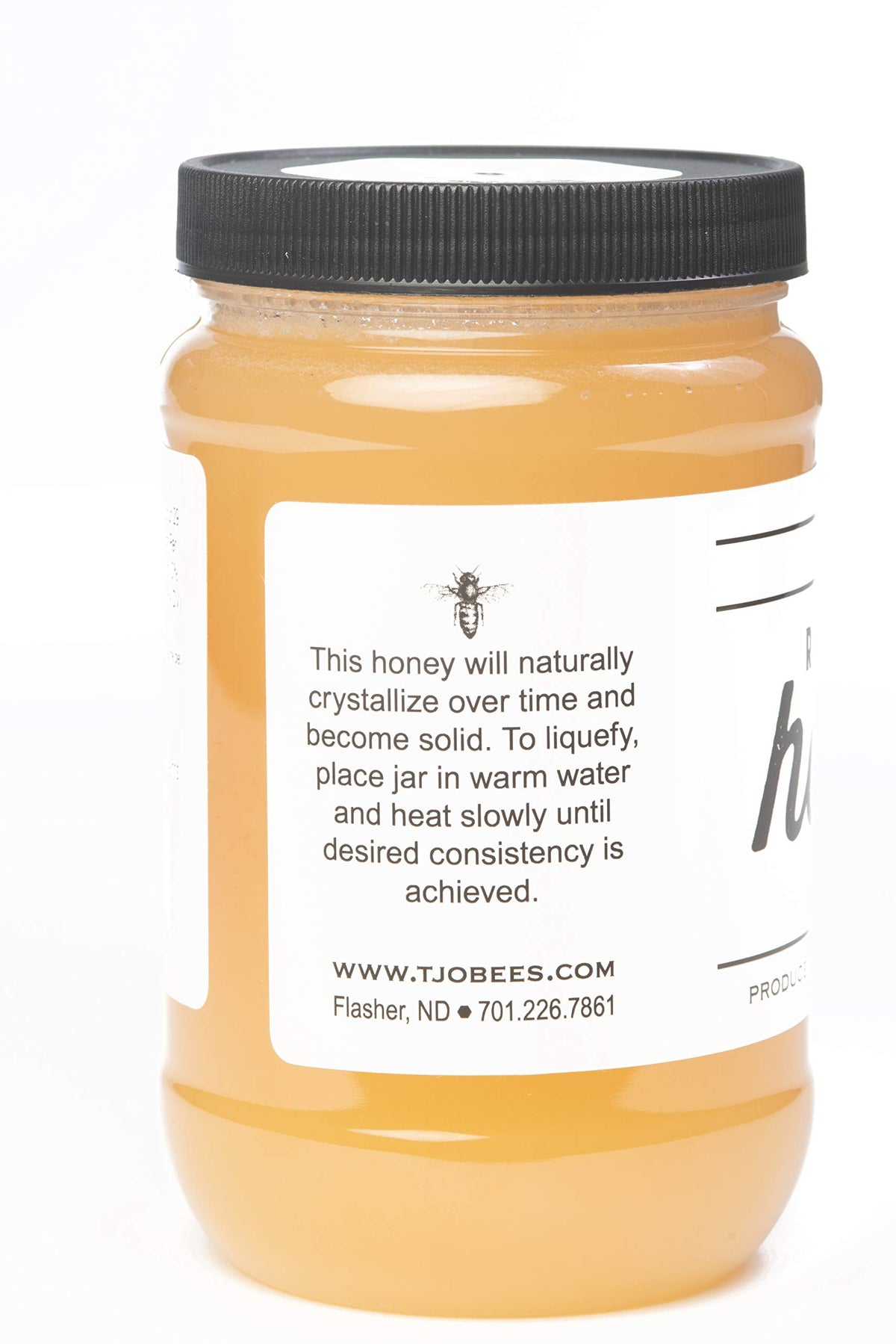 Tjo Bees Raw And Unfiltered Honey (22 Oz Jar)