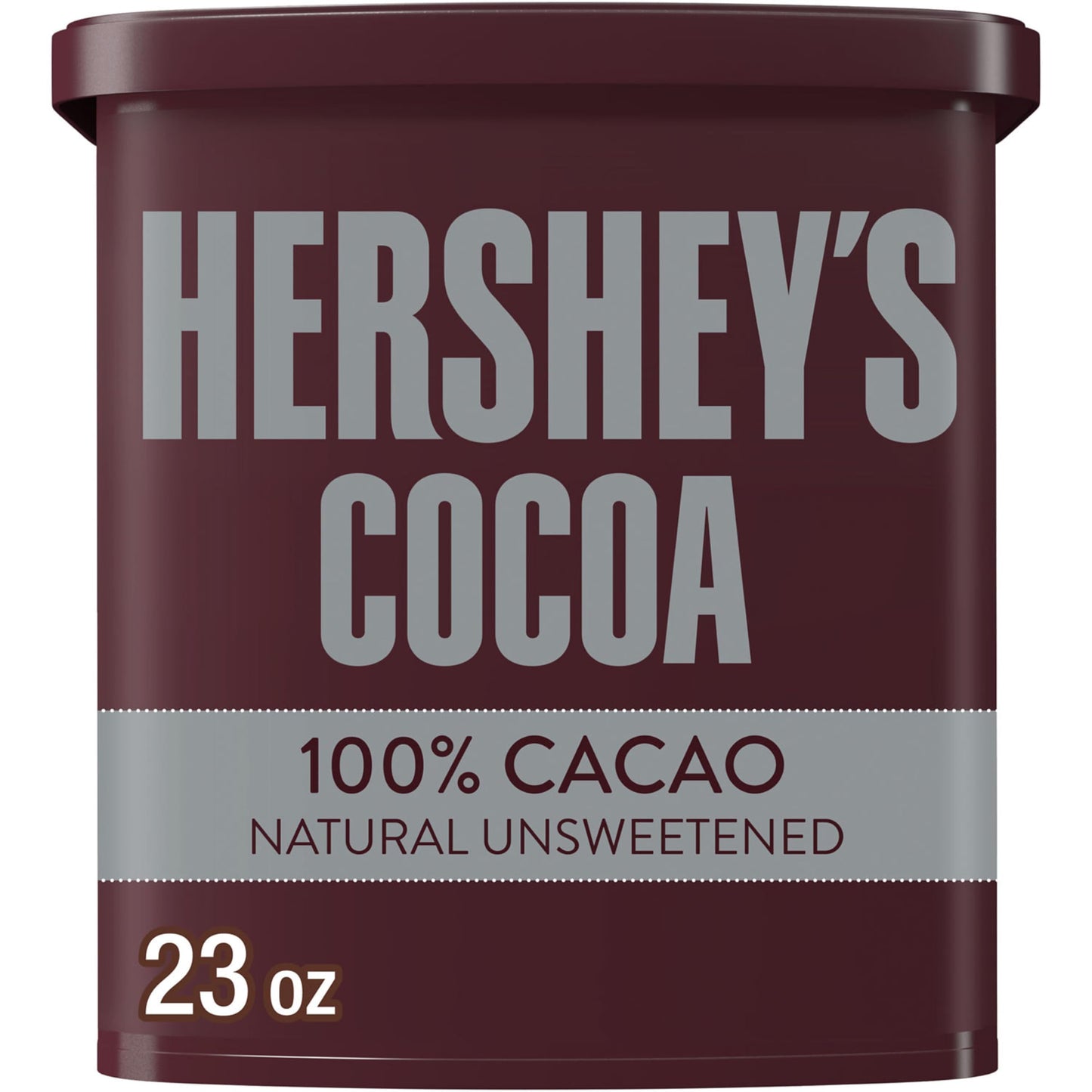 HERSHEYS Natural Unsweetened Cocoa Powder Can, 23 oz