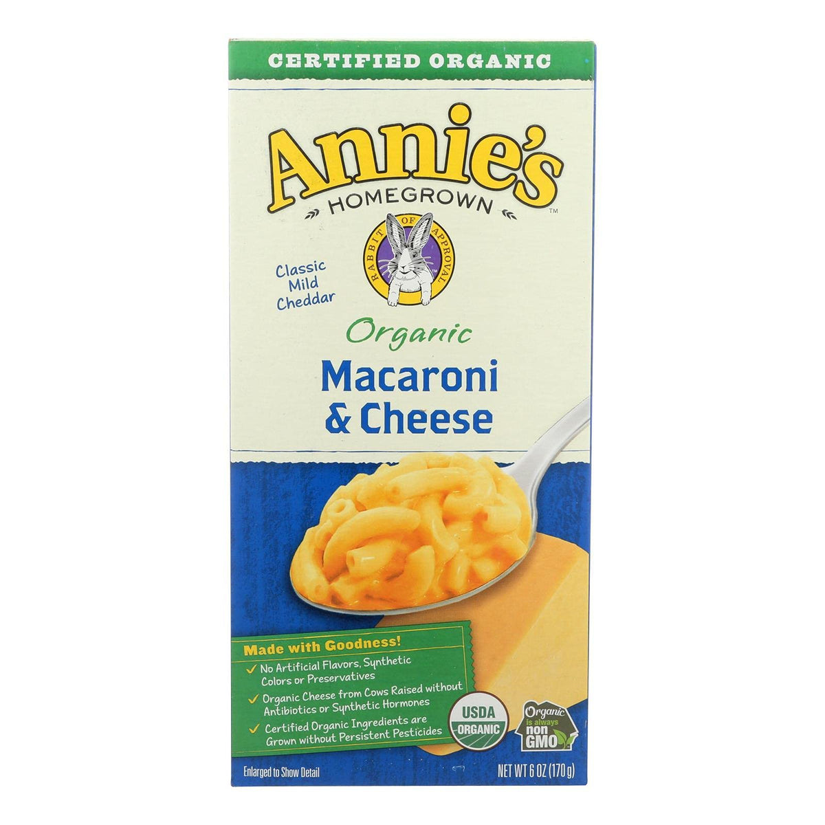Organic Classic Macaroni and Cheese 6 Ounces (Case of 12)