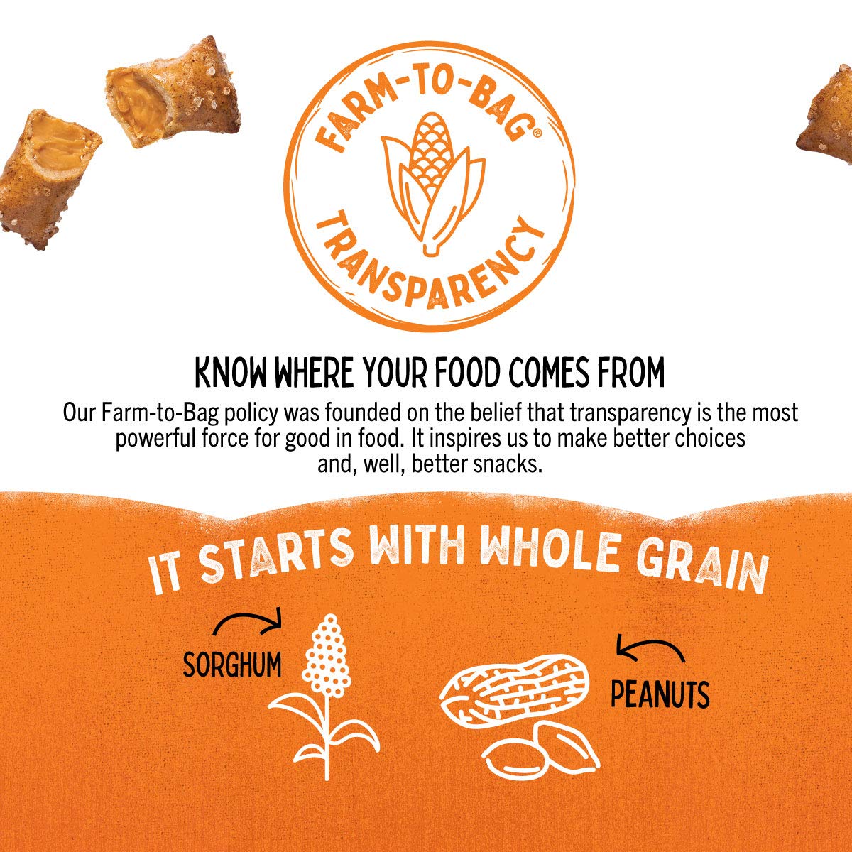 Quinn Peanut Butter Filled Nuggets, Single Serve 1.5 oz Bags, 14 Count - Delicious Snack Pack for On-the-Go Enjoyment