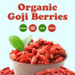 Food To Live Organic Goji Berries, 2 Pounds – Sun Dried, Large And Juicy, Non-Gmo, Raw, Vegan, Sirtfood, Bulk