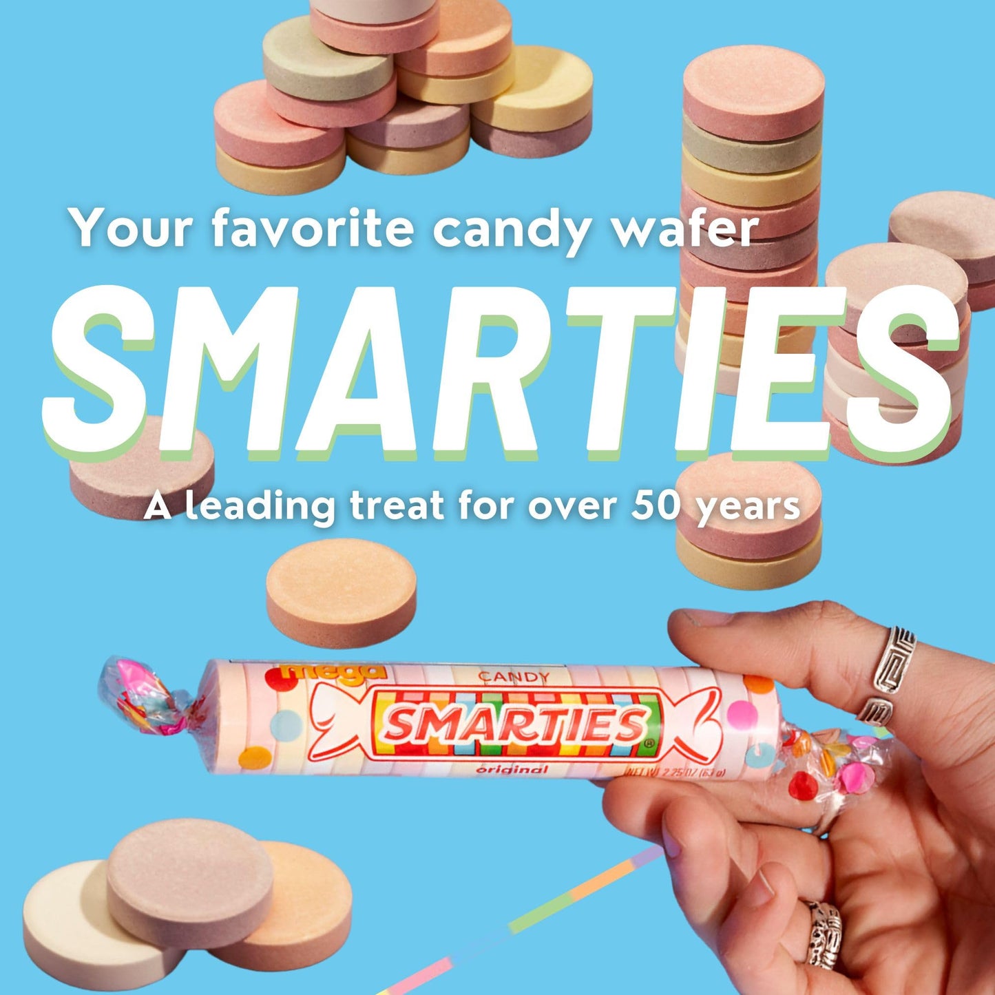 Smarties Candy Rolls Original Flavor Bulk Gluten Free & Classic Sweetness from Family Owned Since 1949 | Peanut Free  Dairy Free & Allergen Free | Perfect Yummy Treat - 10 Pound candy bag