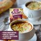 Cugino'S French Onion Soup Mix, 6 Pack, Traditional Baked Burgundy Homemade Taste With Fresh Herbs And Spices, Cooks In 12 Minut