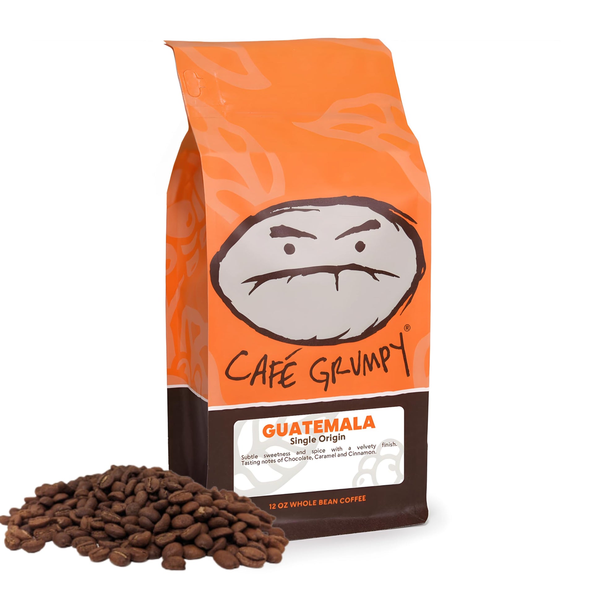 Café Grumpy Coffee Guatemala Medium Roast Arabica Whole Beans 12oz Bag