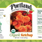 Portland Organic Ketchup Gift Box by Portlandia Foods (14 fl oz - pack of 3) Naturally Gluten-free, Vegan, non-GMO, USDA Organic