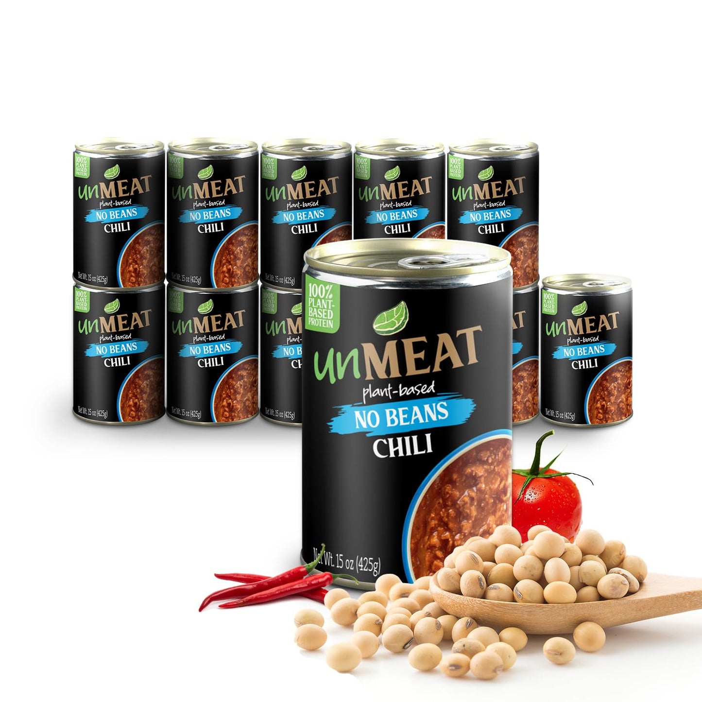 unMEAT Plant Based Meat, Vegan Protein, 12 Pack, 15 Ounce, Easy to Prepare, Low Calorie