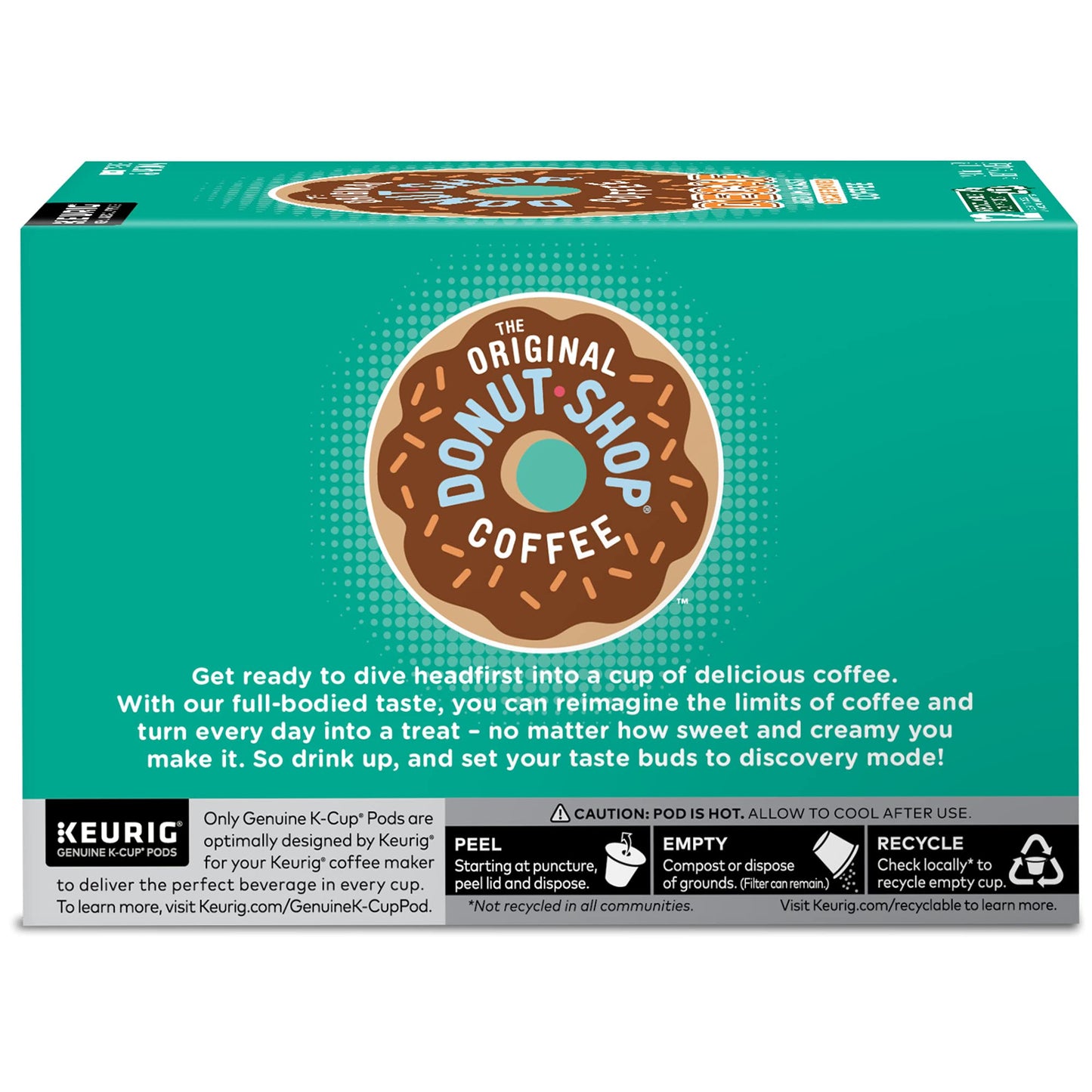 The Original Donut Shop Decaf Medium Roast K-Cup Pods, 12 Count, 4.6 Ounce