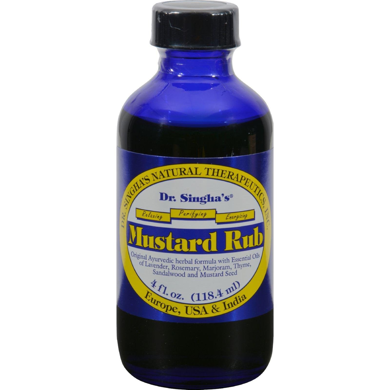 Dr Singha s Mustard Bath Mustard Rub 4 oz ( Multi-Pack)12