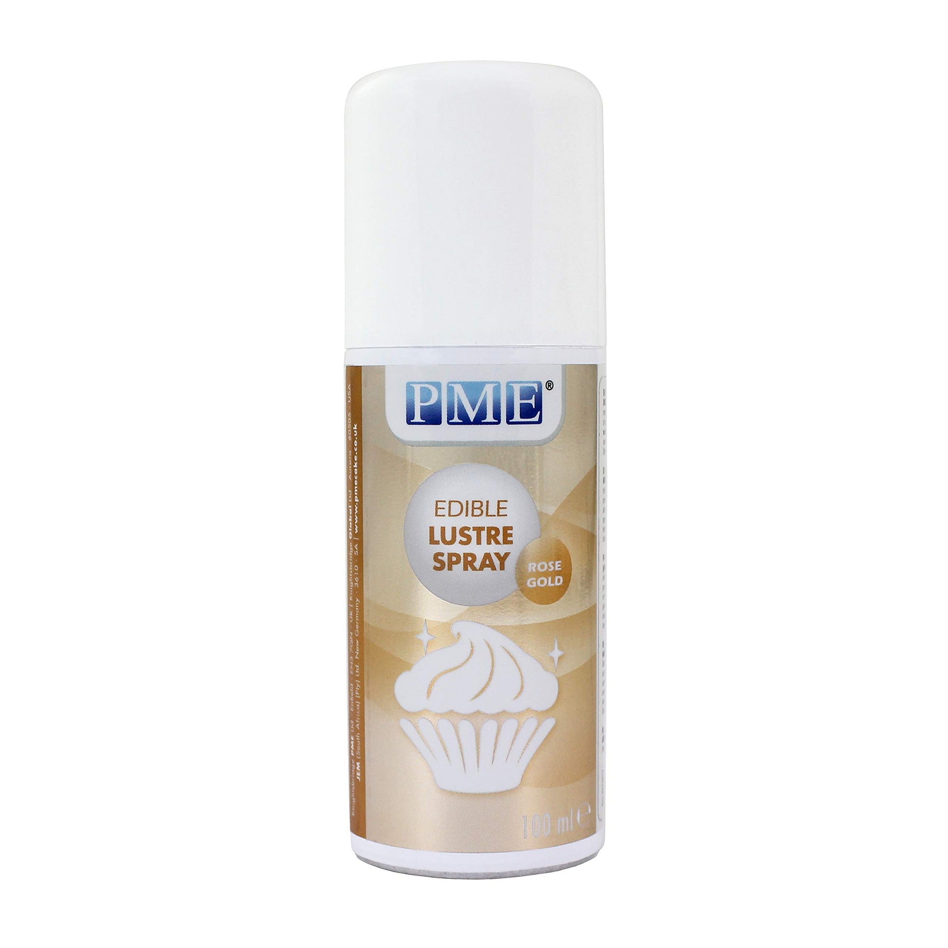 PME Edible Lustre Spray, Rose Gold, 3.3 Ounce