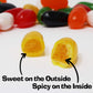 Ass Kickin Hot And Spicy Jellybeans With Habanero Pepper - 9 Oz Resealable Jar - Great For Easter Candy Or A Spicy Food Challeng