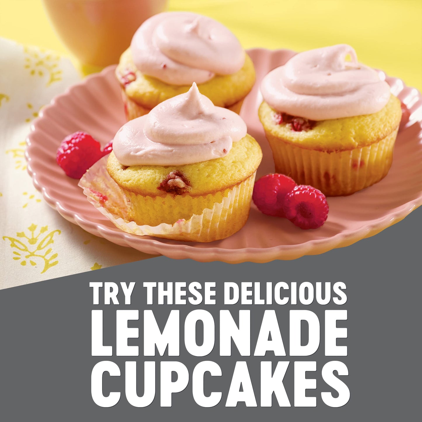 Krusteaz Meyer Lemon Pound Cake Mix With Lemon Glaze Mix, 16.5-Ounce Box (Pack Of 3)