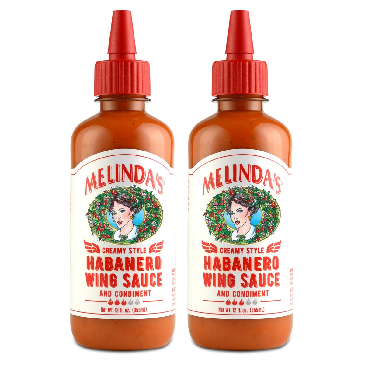 Melinda'S - Creamy Style Habanero Wing Sauce - 12Oz, 2Pck