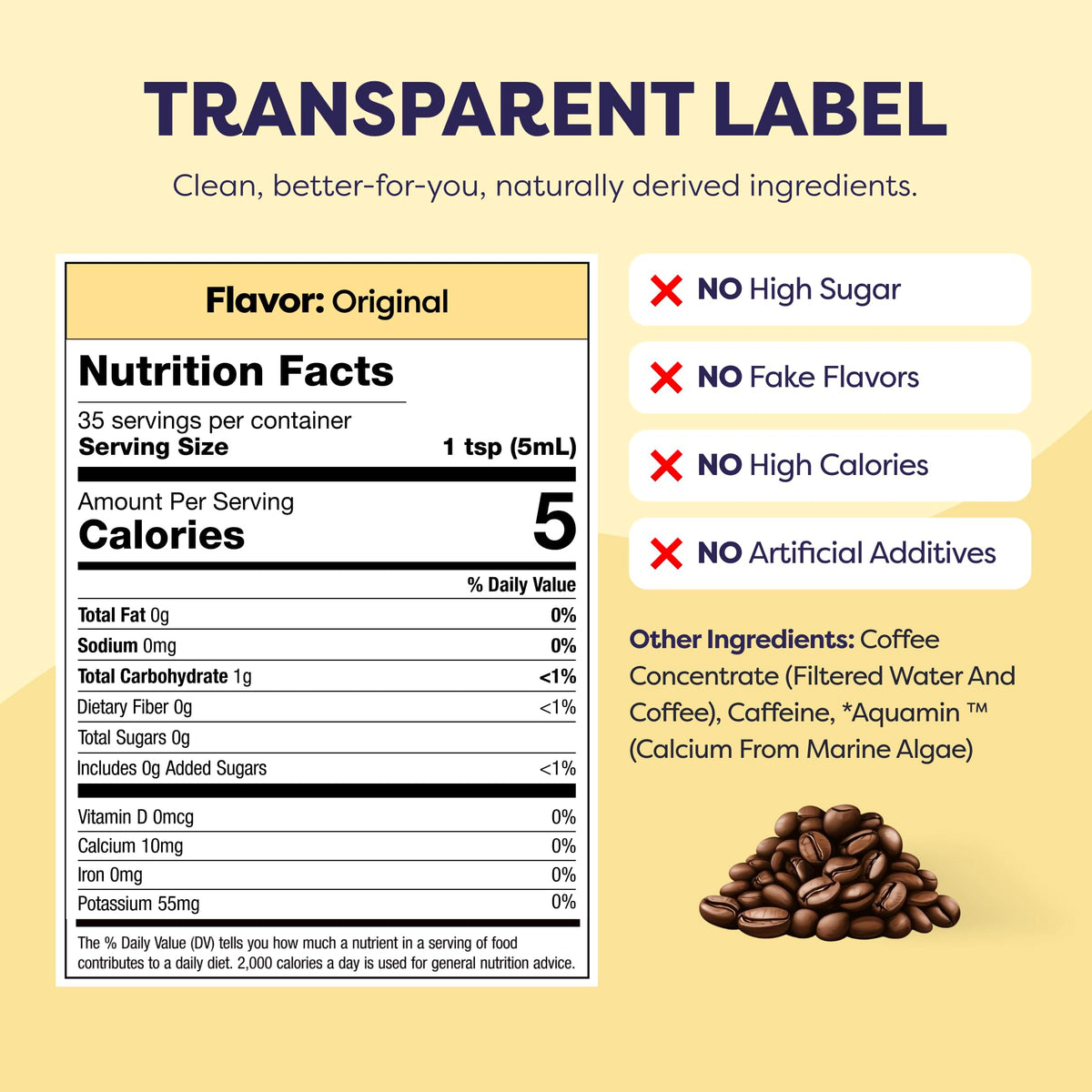 Javvy Coffee Concentrate - Cold Brew Coffee, 6 Fl Oz (Pack of 2), Black