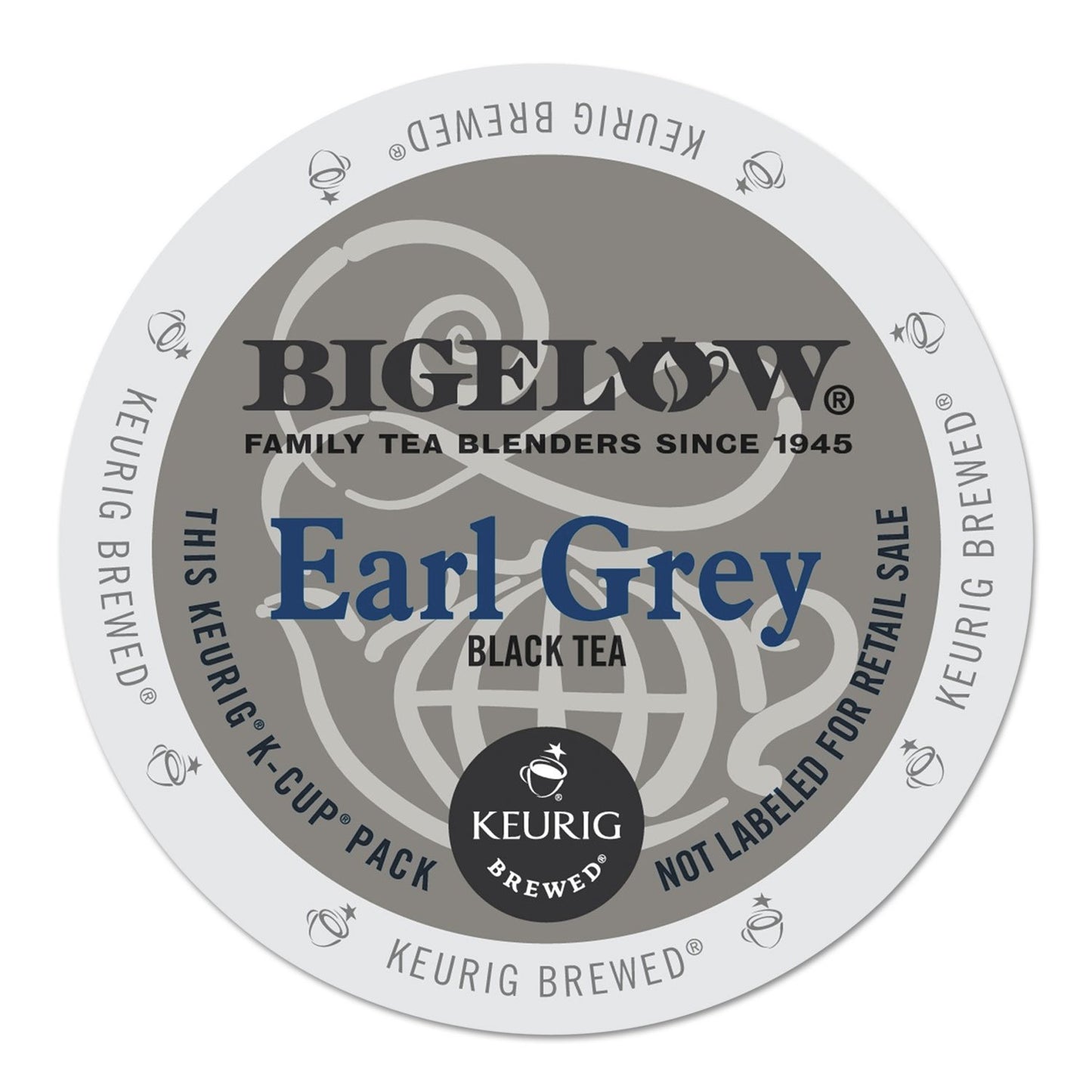 Bigelow Tea Earl Grey Tea K-Cup Portion Pack, 24 Count, Black, Model 6444