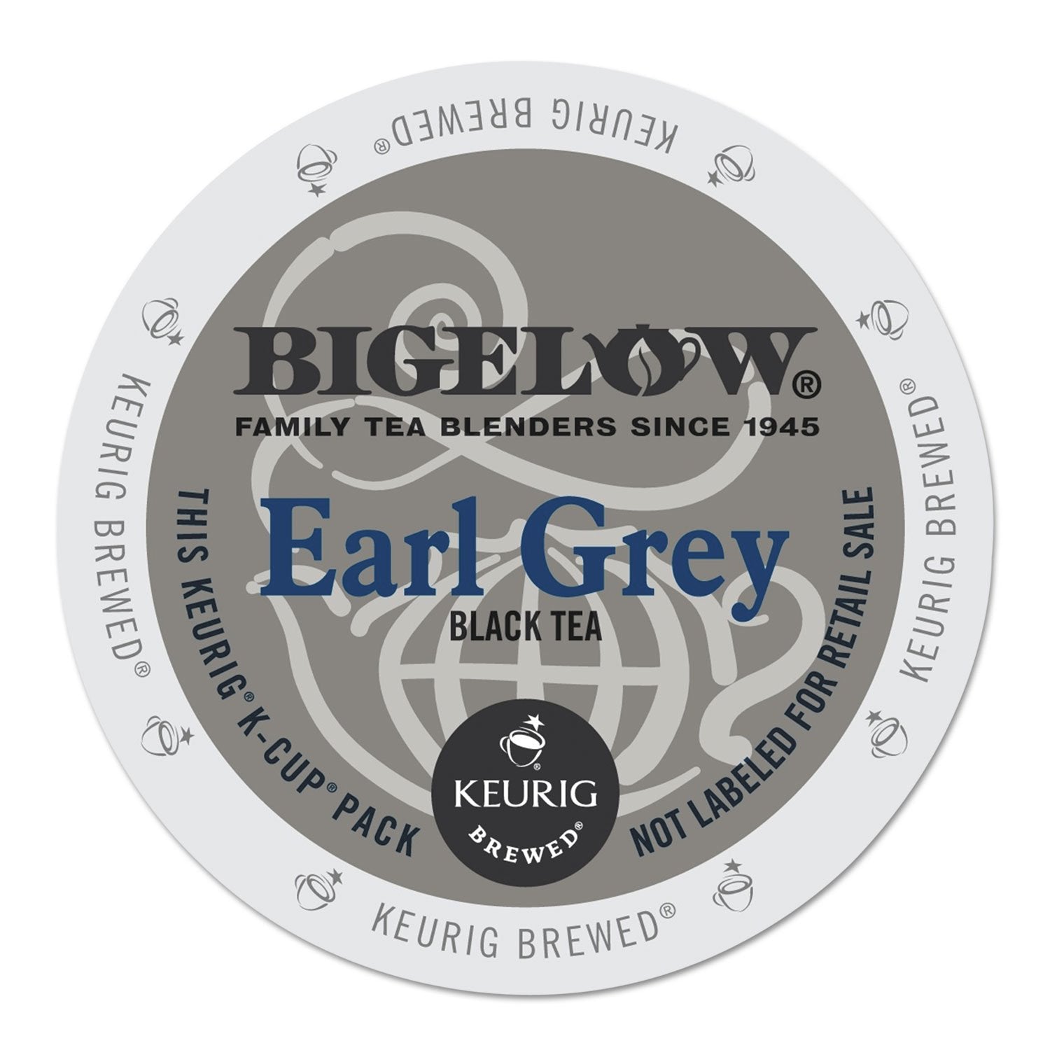 Bigelow Tea Earl Grey Tea K-Cup Portion Pack, 24 Count, Black, Model 6444