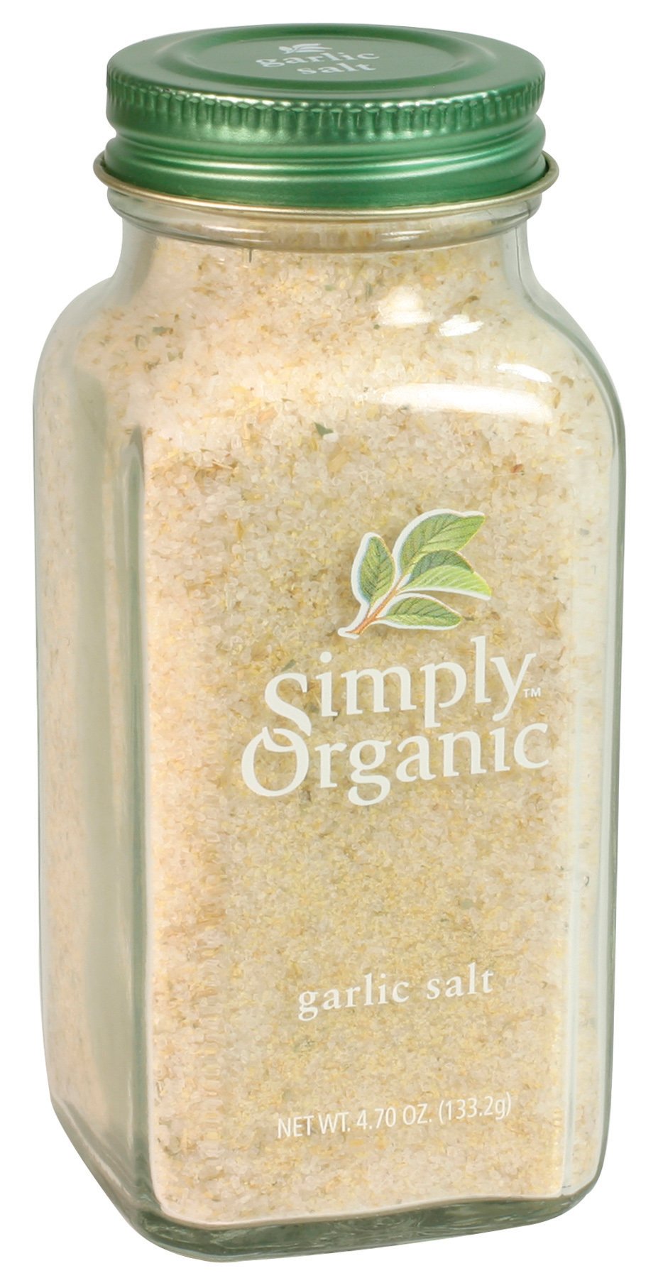 Simply Organic Garlic Salt Certified Organic, 4.7-Ounce Container