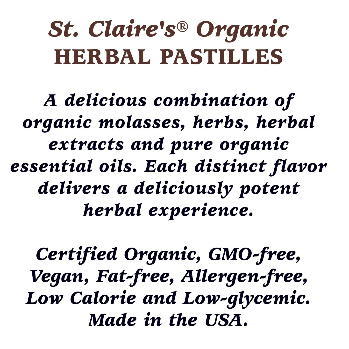 St. Claire'S Organic Herbal Pastilles, (Coffee, 27 Ounce Refill Bag) | Gluten-Free, Vegan, Gmo-Free, Plant-Based, Allergen-Free