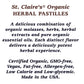 St. Claire'S Organic Herbal Pastilles, (Coffee, 27 Ounce Refill Bag) | Gluten-Free, Vegan, Gmo-Free, Plant-Based, Allergen-Free