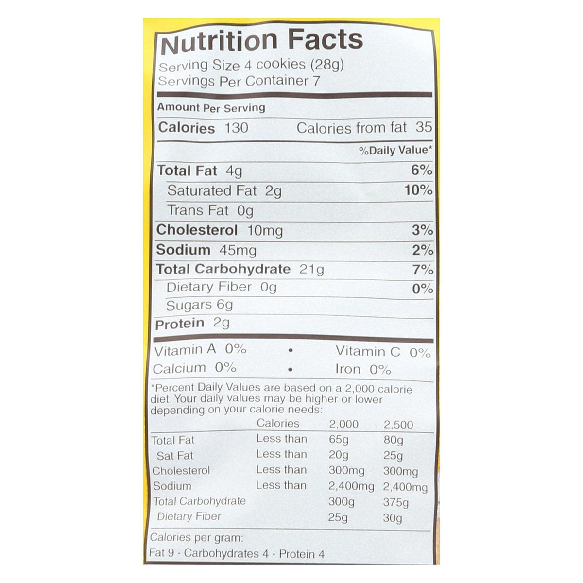 Schr Gluten Free Shortbread Cookies, 7 oz. (Pack of 12)