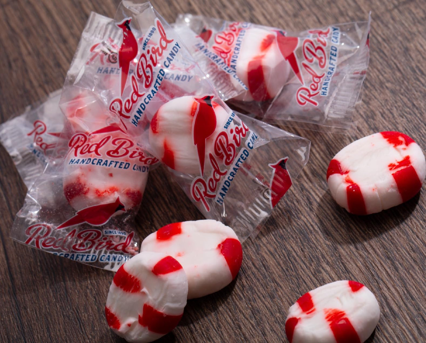 Red Bird Soft Peppermint Candy Puffs, Mints Individually Wrapped, Gluten-Free, Non-Gmo Verified, Kosher, Allergen Free 46 Oz Bag