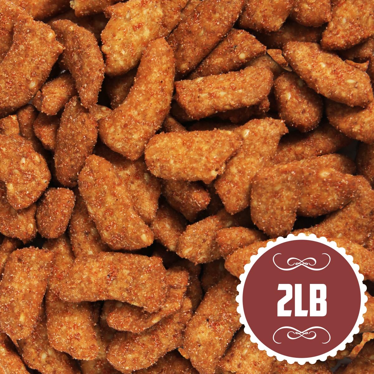 Hot and Spicy Sesame Sticks Snack 2lbs, Delicious and Fresh Snacks with the Perfect Mix of Hot, Spicy and Salty Flavor for Midda