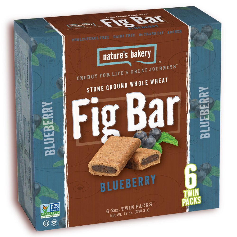 Nature'S Bakery Blueberry Fig Bars, 2 Oz, 6 Ct