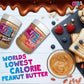 Professor Nutz Organic Peanut Butter- Low Calorie, Nut Butter, Natural Peanut Butter, Natural Fiber, Healthy Peanuts, Great Source Of Protein, 30 Essential Vitamins - 12.41 Oz, 2 Pack Original (Chocolate, Pack Of 2)