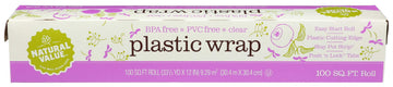 Natural Value Clear Plastic Wrap, 100 Ft
