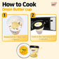 Yopokki Instant Tteokbokki Cup (Onion Butter, Cup of 2) Korean Street food with Onion Butter flavored sauce Topokki Rice Cake -