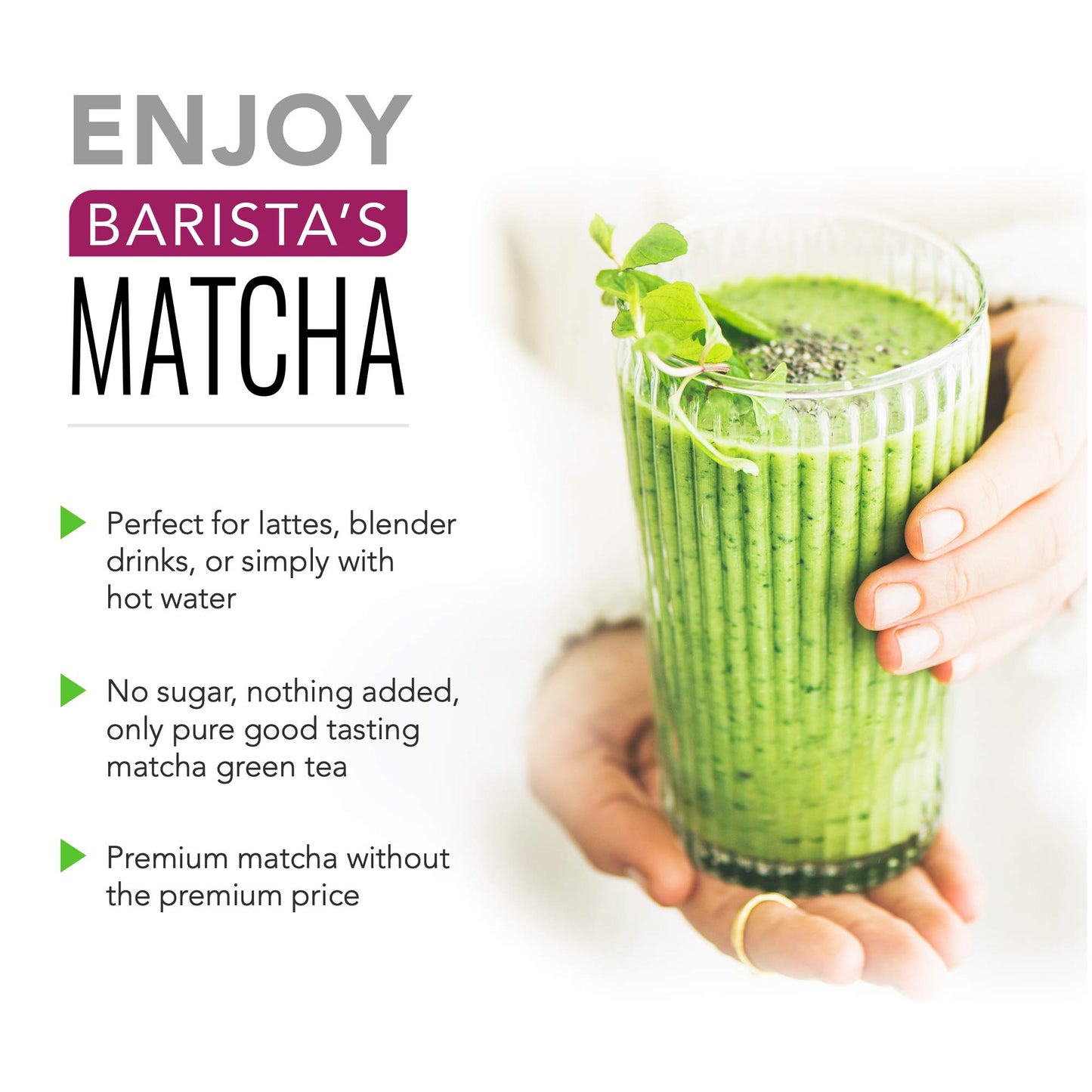 My Matcha Life® Matcha Green Tea Powder, Premium Grade, 2.8 Ounce, Tested for Lead and Heavy Metals, Vegan, Keto-Friendly