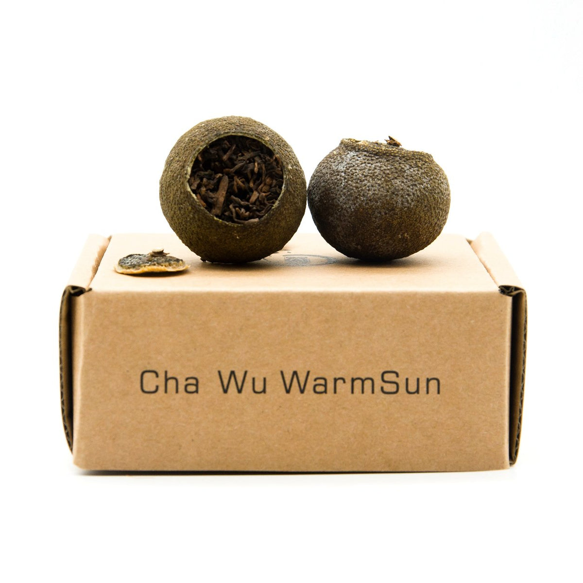 Chawuwarmsun [A] Mini-Citrus Ripe Pu Erh Tea,4.5Oz(130G),Fragrant Citrus Aroma With Puer Smooth,Origin Of China