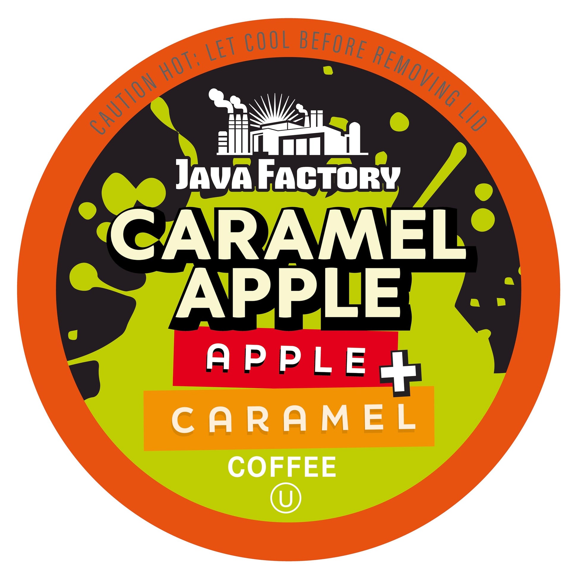 Java Factory Flavored Coffee Pods  Caramel Apple  Compatible with K Cup malt-inspired Including 2.0  40 Count