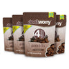 Don t Worry Chocolate Quinoa Bites - Low Calorie Snacks, Only 4 Calories per Piece, Healthy Granola Mini Bars, Low Carb Quinoa 