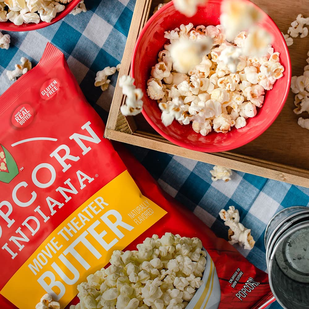 Popcorn Indiana Movie Theater Butter - Family Pack - 4.75 Oz (Pack of 12)