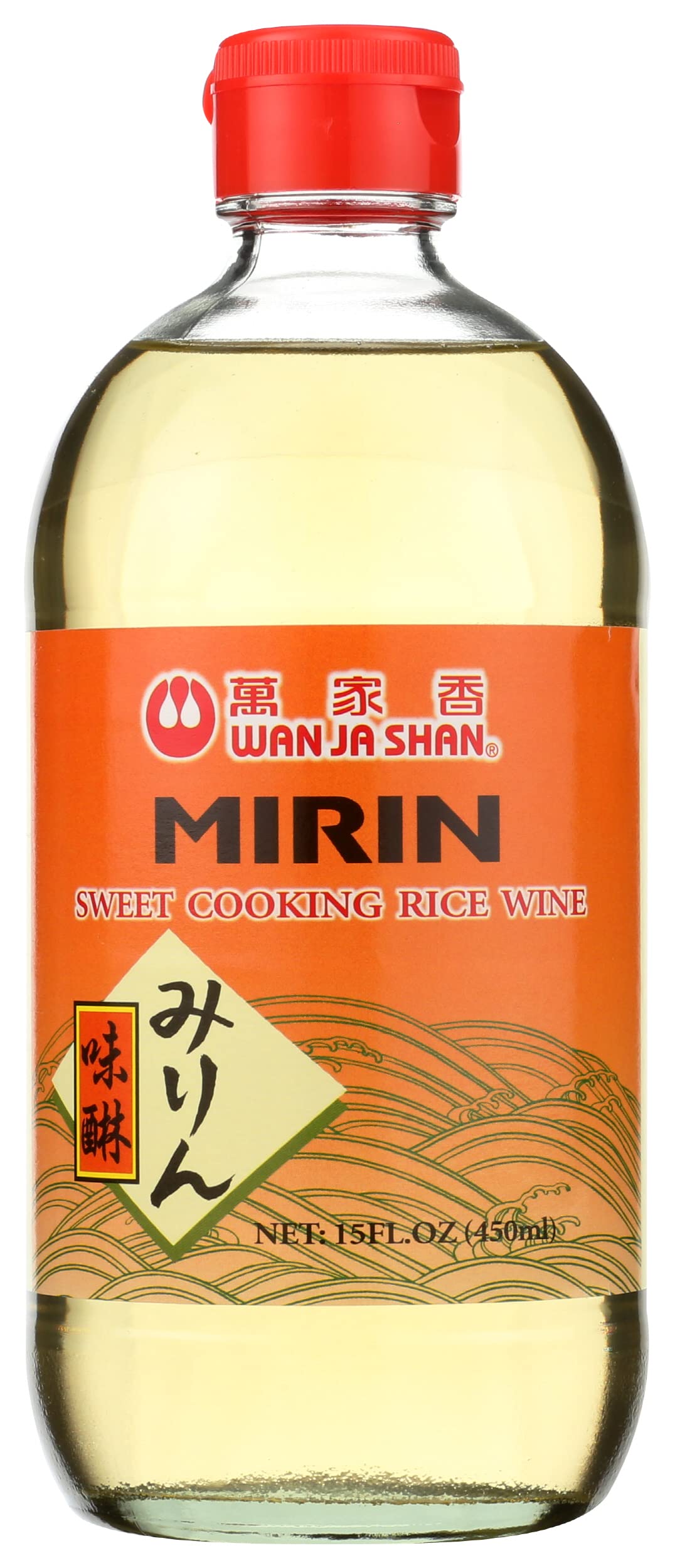 Wan Ja Shan Mirin Cooking Beverage-Inspired - Top-Grade Japanese Sweet Rice Beverage-Inspired For Cooking  No Corn Syrup Added  Perfect For Sushi Rice  Sauces  Glazes  Marinades & Stir-Fries  Authentic Flavor  15Oz