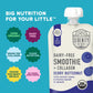 Serenity Kids 6+ Months Dairy-Free Smoothie Baby Food Pouch - Usda Organic & Grass-Fed Collagen Protein - Berry Butternut Flavor - Portable Toddler Snacks - 3.5 Oz, 12 Pack