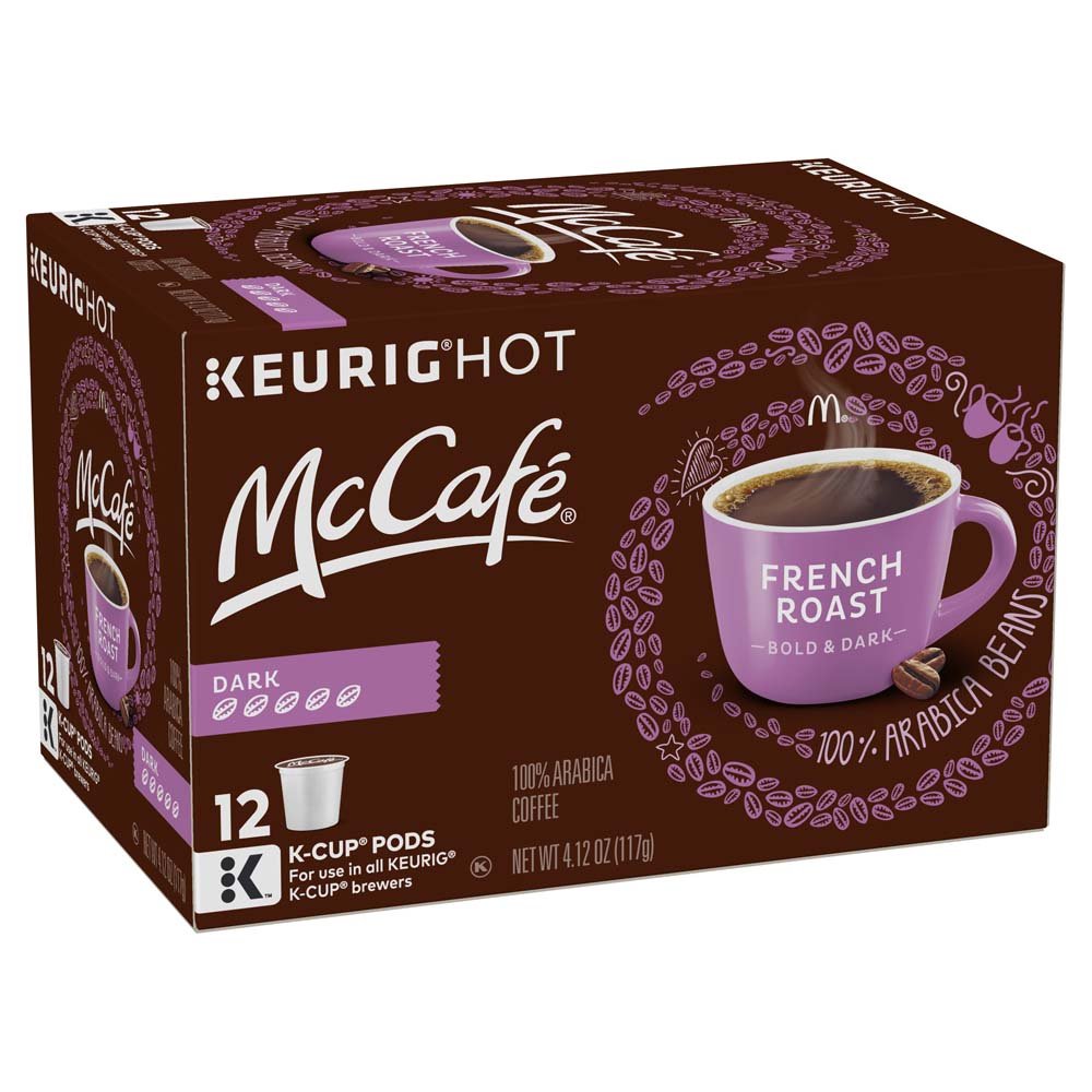 Mccaf   French Dark Roast K-Cup Coffee Pods (12 Pods)